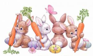 Раскраска заяц для детей 3 4 лет #27 #78842