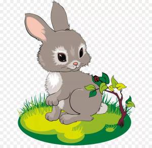Раскраска заяц картинка для детей #31 #78919