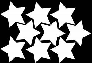 Раскраска звезда шаблон #13 #79090