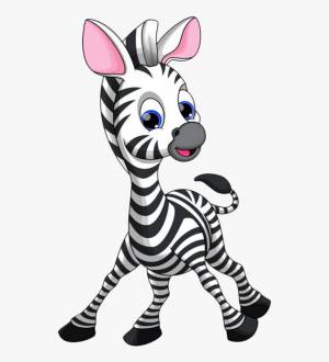 Раскраска зебра для детей #1 #79424