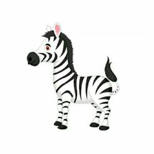 Раскраска зебра для детей #28 #79451