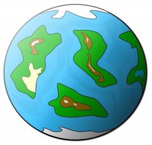 Раскраска земля планета для детей #16 #79523