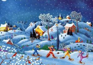 Раскраска зима для детей 10 лет #1 #79856