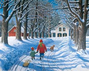 Раскраска зима для детей 10 лет #2 #79857
