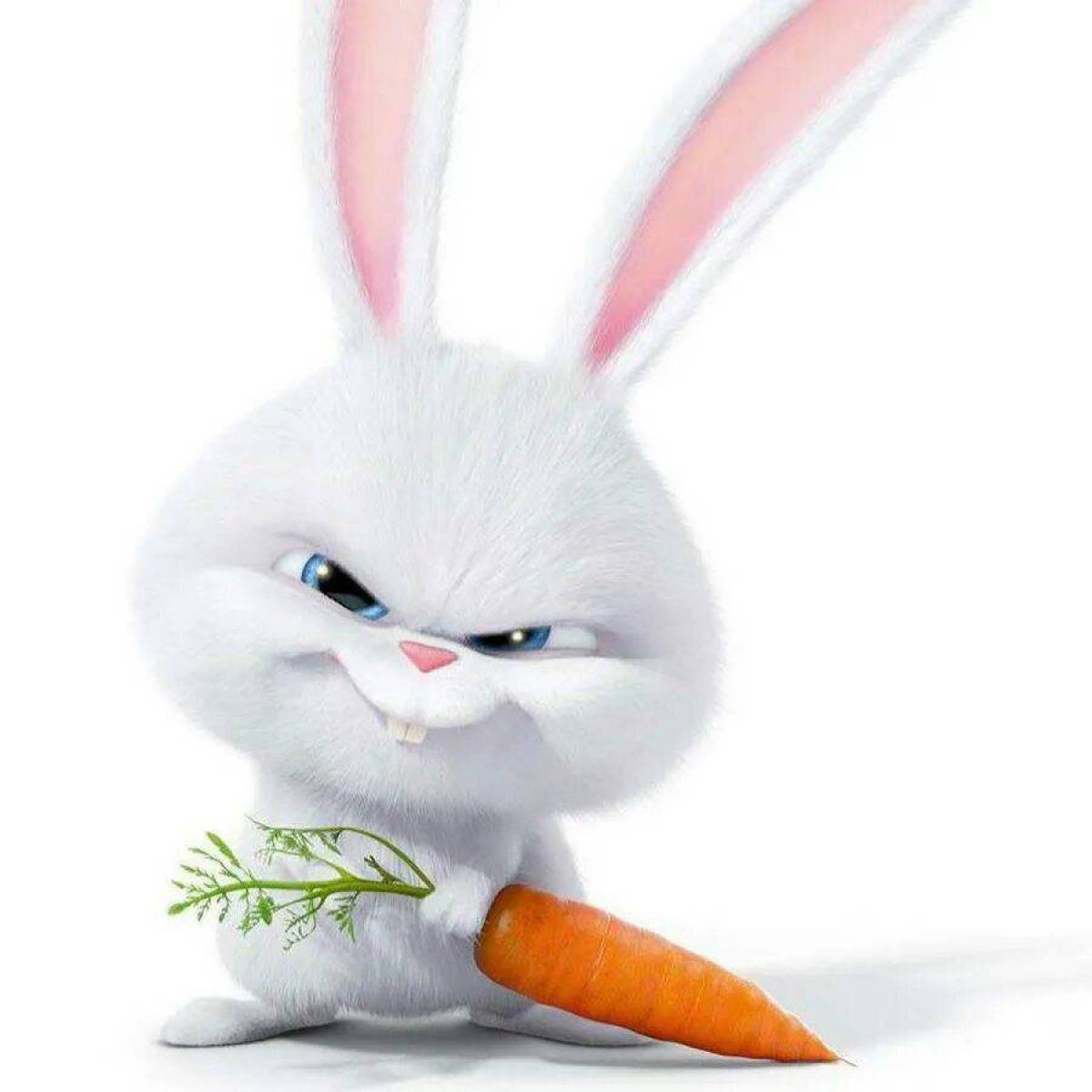 Зайка с морковкой #28