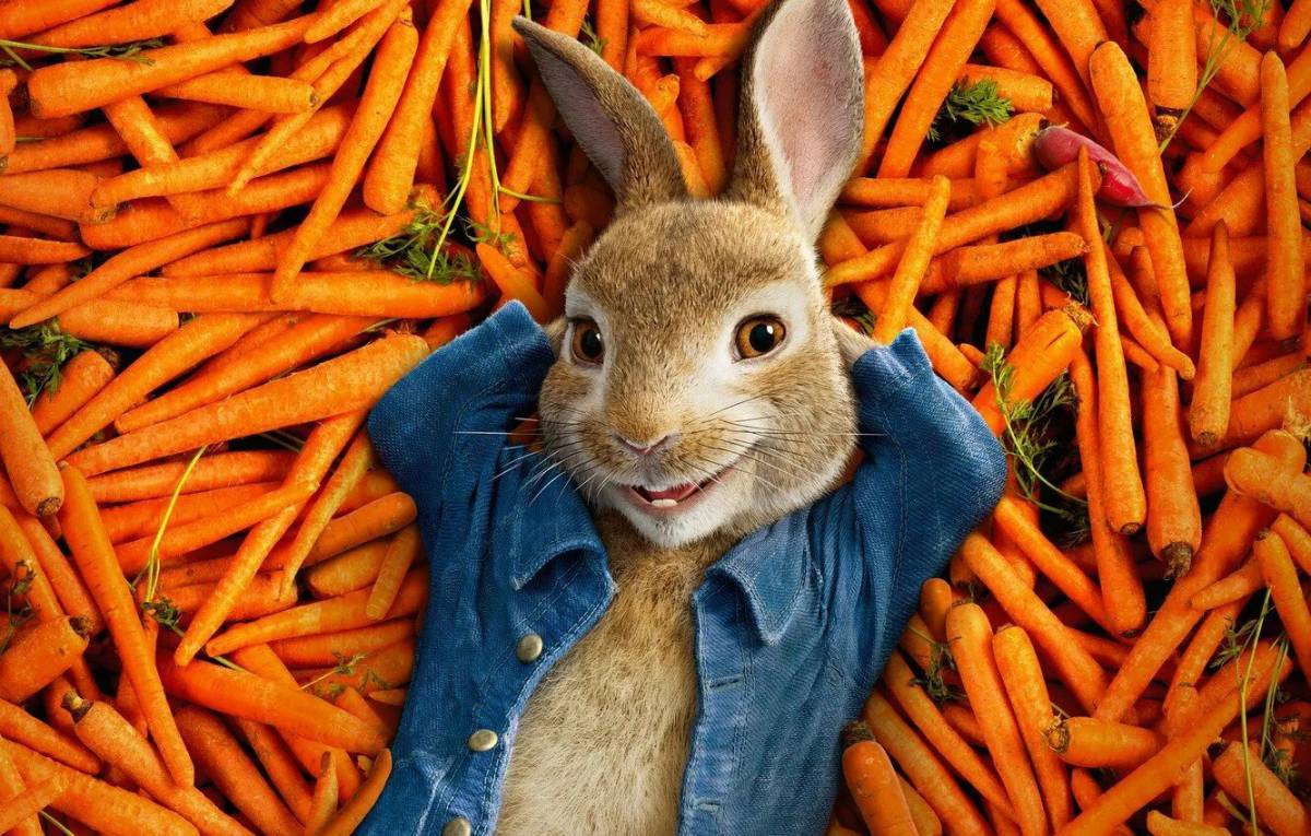 Зайчик с морковкой #23