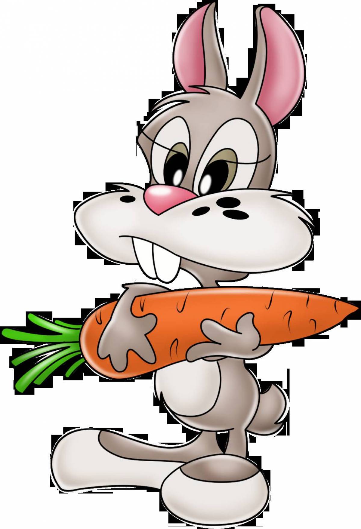 Заяц с морковкой #19