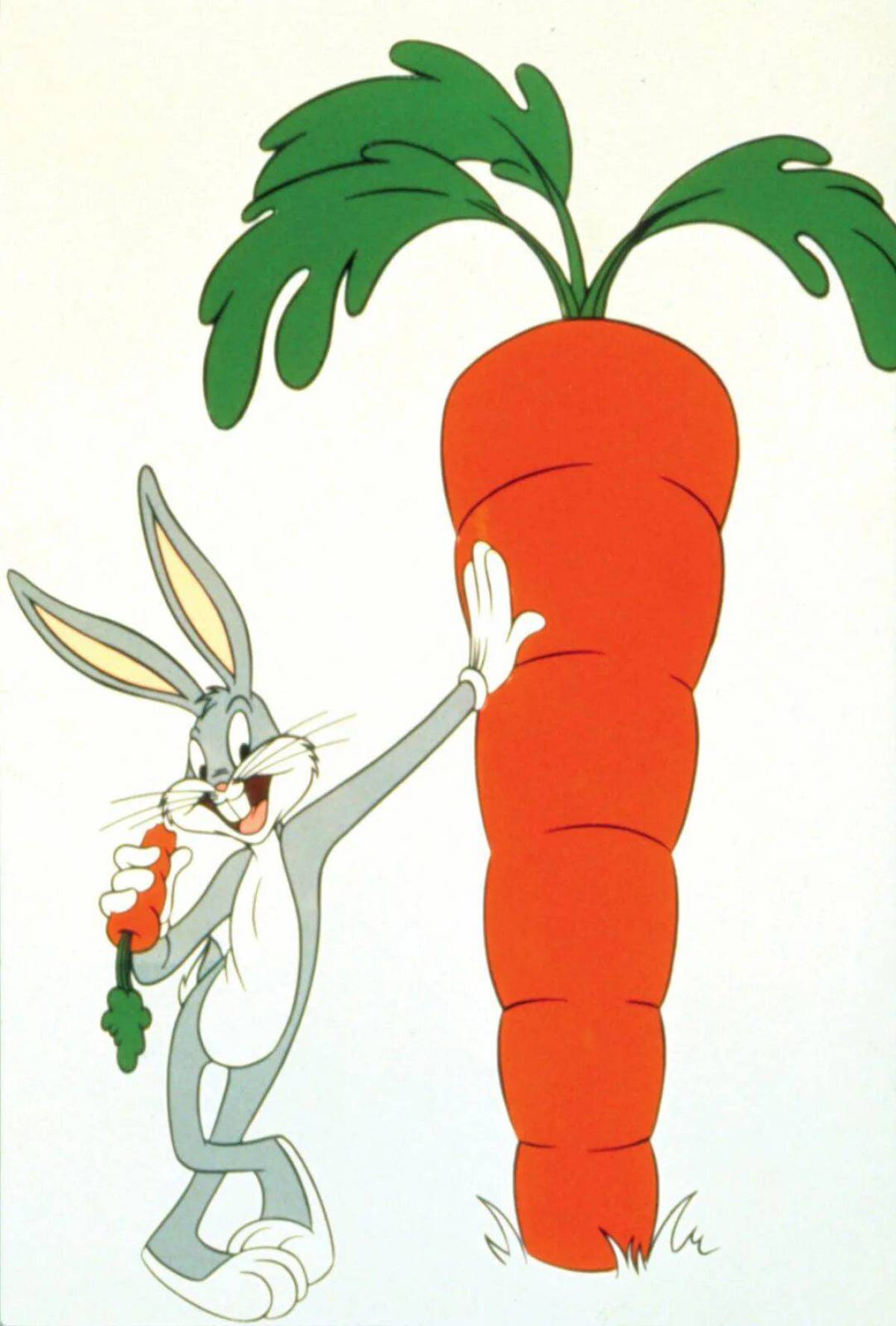 Заяц с морковкой #28