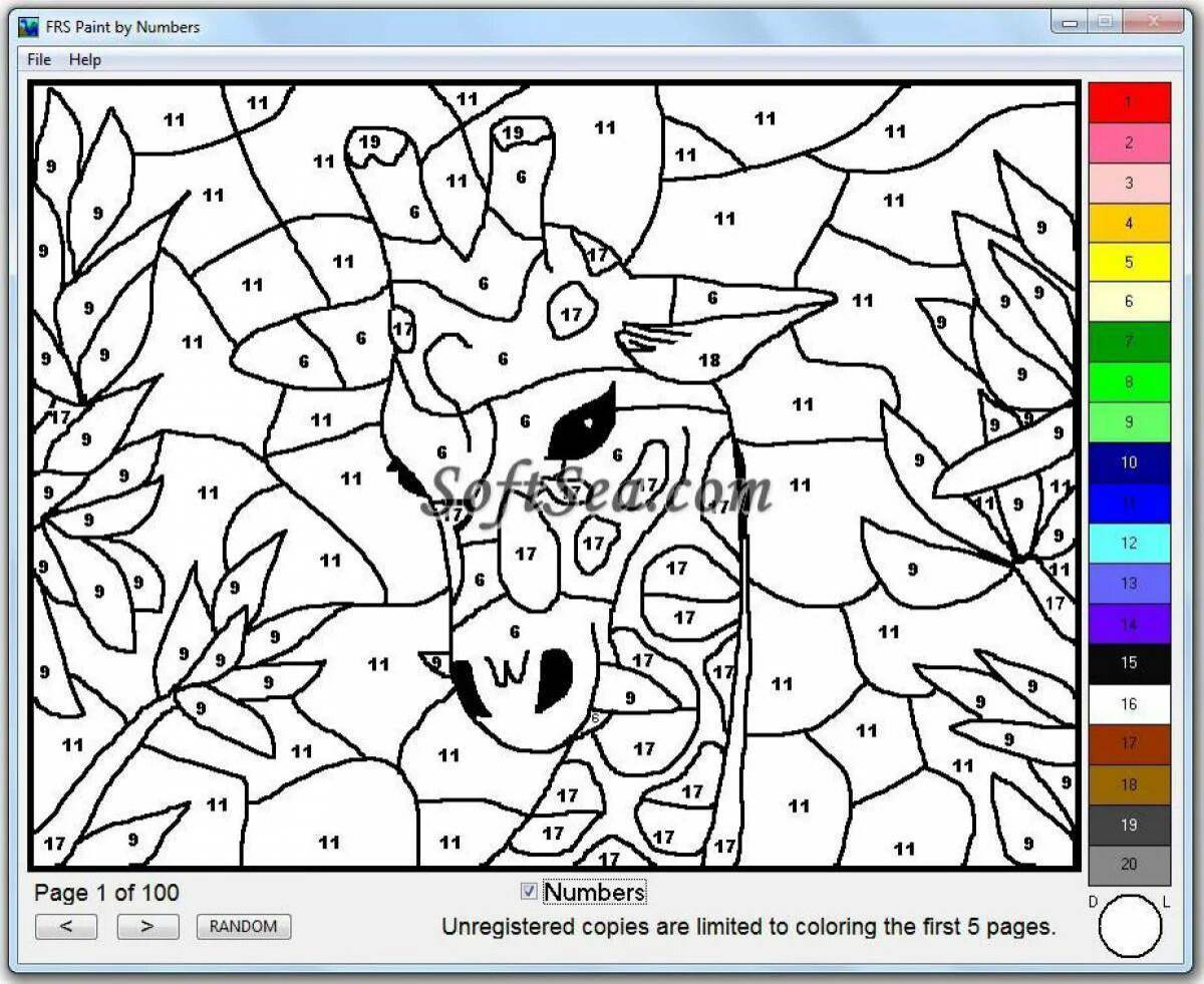 Картинки по номерам раскрашивать онлайн