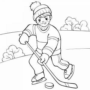 Раскраска зимние виды спорта для детей 5 6 лет #10 #80313