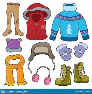 Раскраска зимняя одежда для детей 4 5 лет #10 #81359