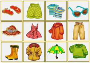 Раскраска зимняя одежда для детей 4 5 лет #18 #81367