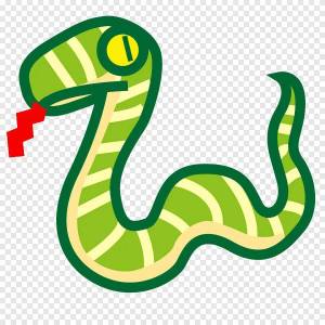 Раскраска змейка #7 #81844