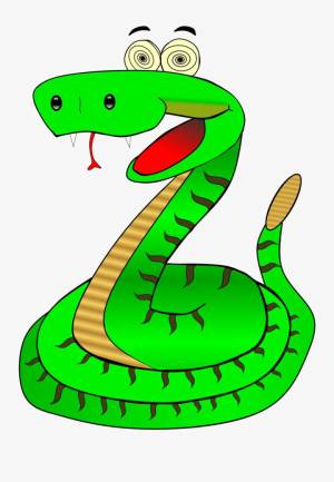 Раскраска змея для детей #1 #81861