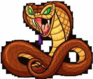 Раскраска змея для детей #14 #81874