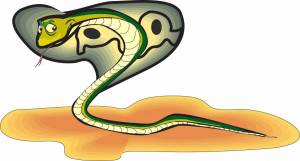 Раскраска змея для детей #15 #81875