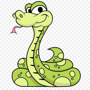 Раскраска змея для детей #28 #81888