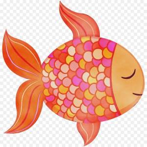 Раскраска золотая рыбка для детей #3 #82108
