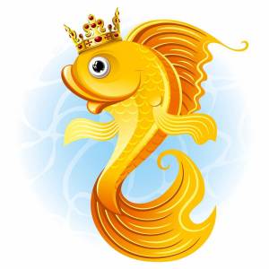 Раскраска золотая рыбка из сказки пушкина #18 #82149