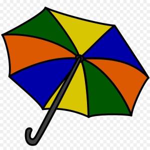 Раскраска зонтик для детей #6 #82409