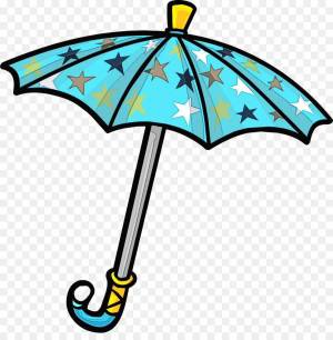 Раскраска зонтик для детей #15 #82418