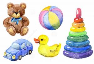 Раскраска игрушки для детей 4 5 лет #21 #83406