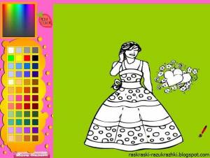 Раскраска игры для девочек по номерам #11 #83561