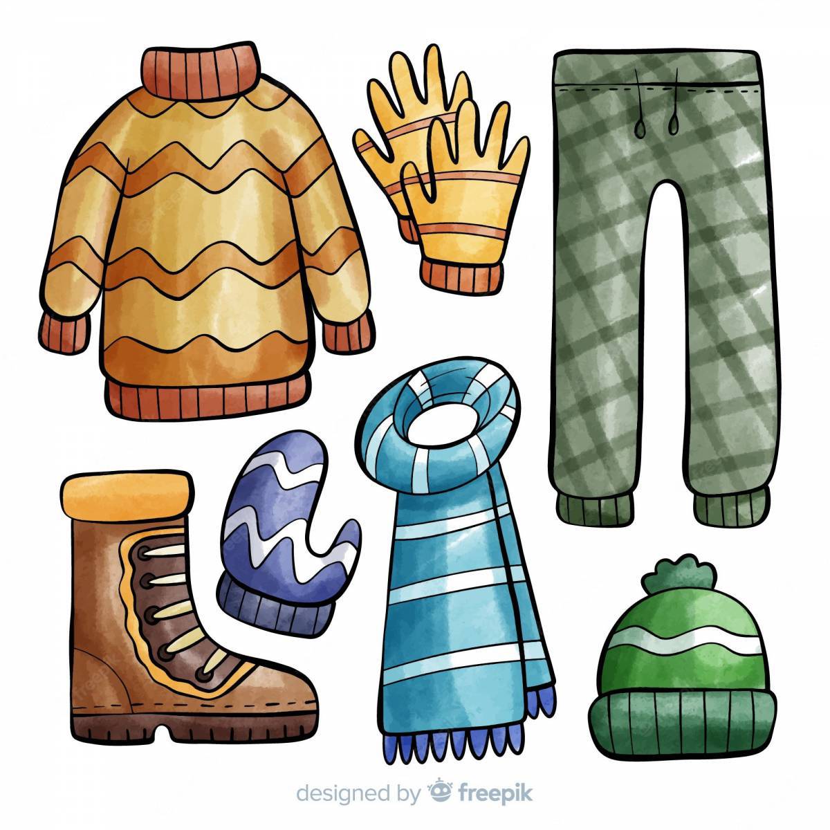 Зимняя одежда для детей #8