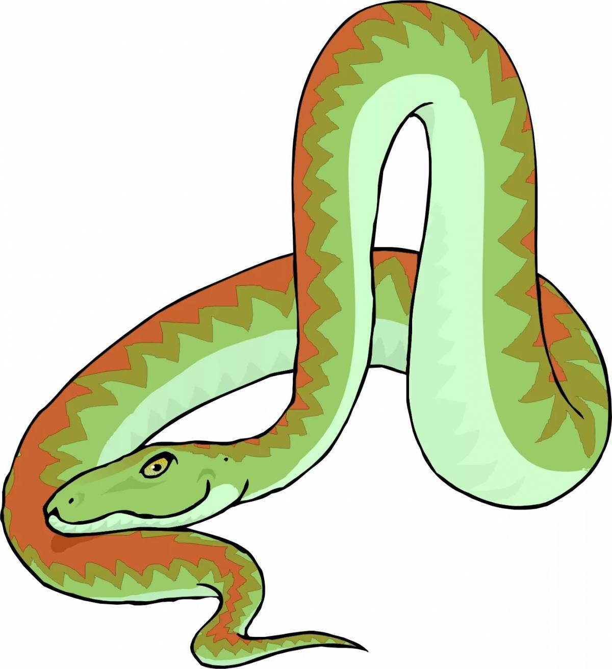 Змея для детей #5