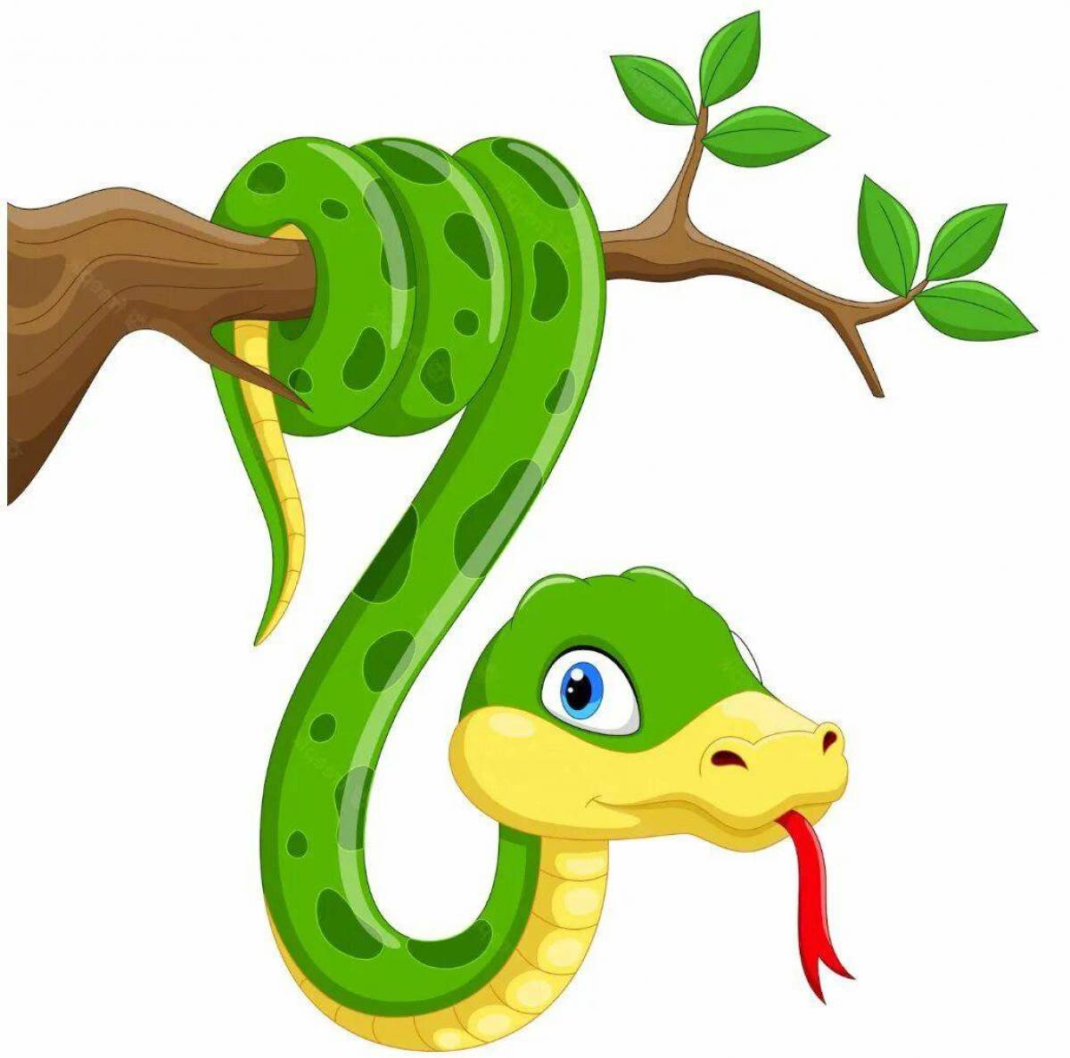 Змея для детей #7