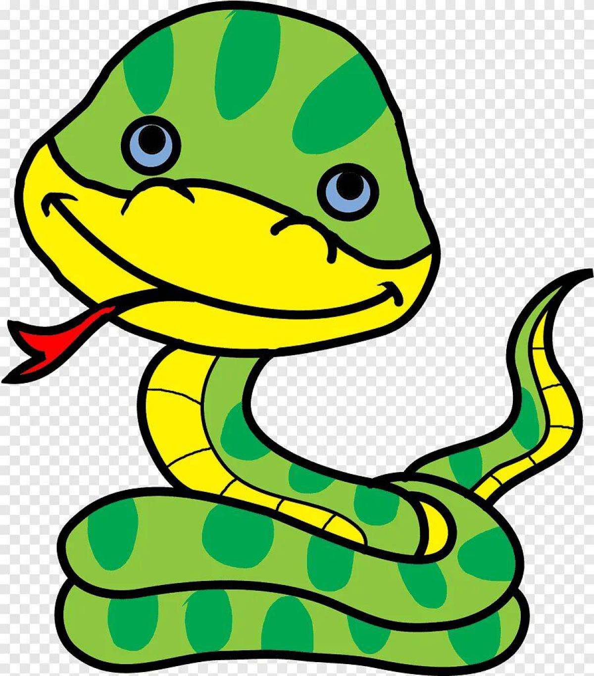 Змея для детей #9