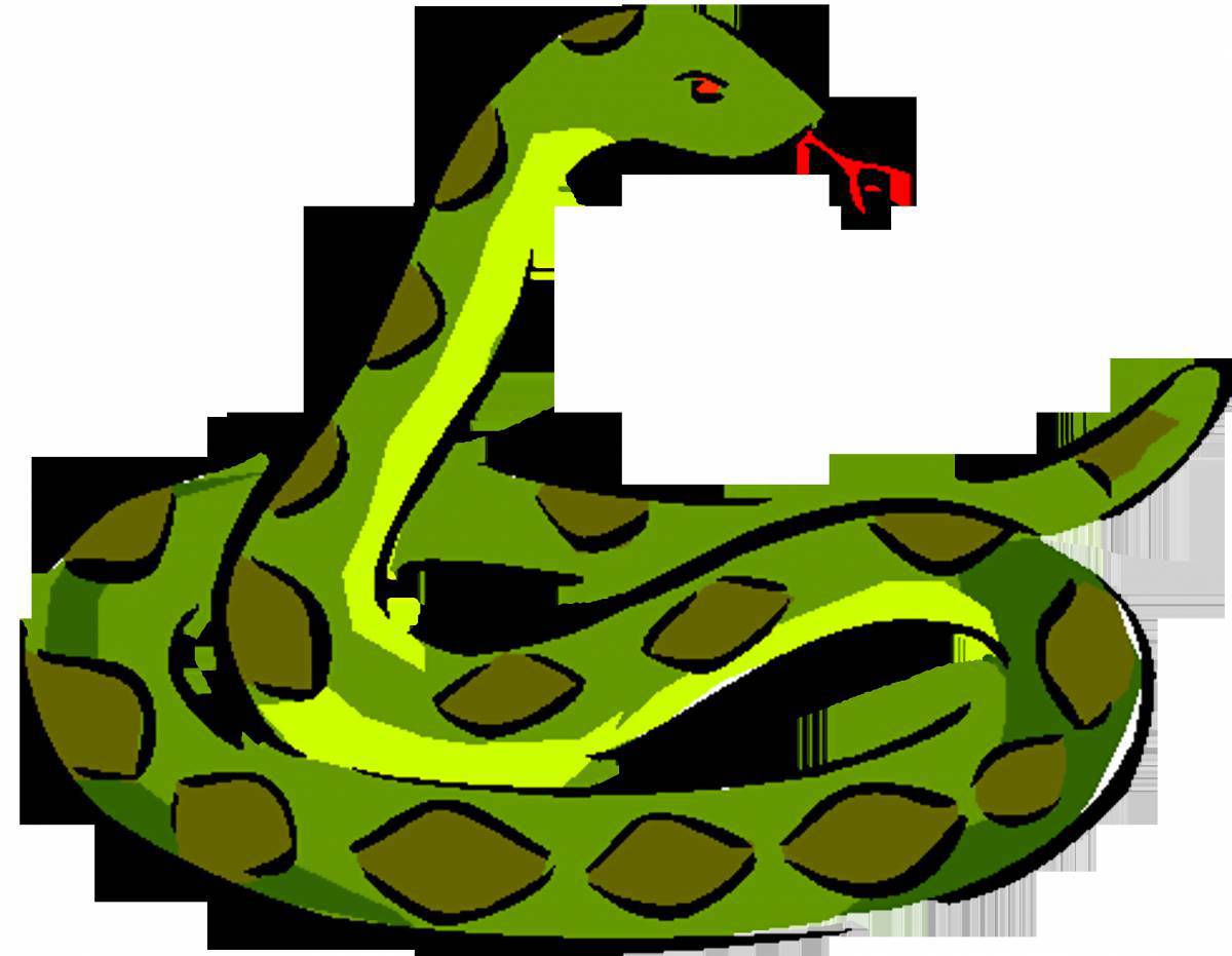 Змея для детей #10
