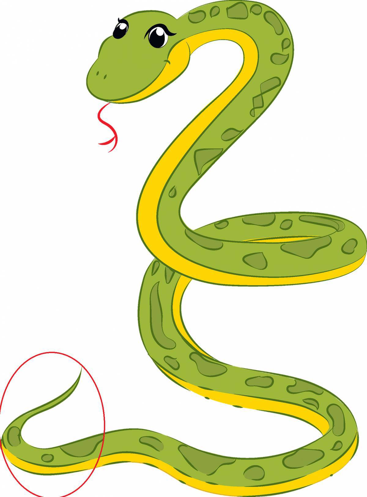 Змея для детей #19