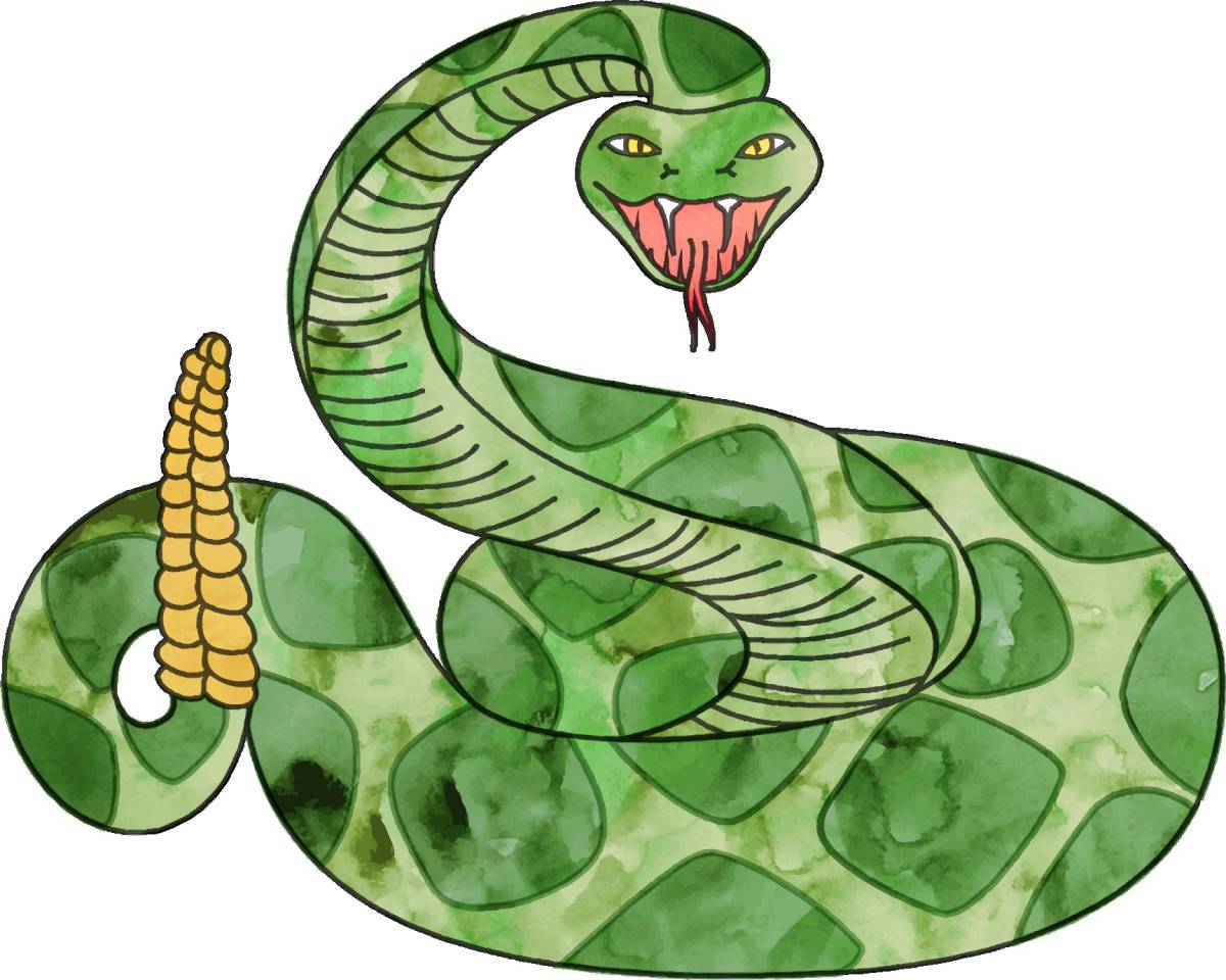 Змея для детей #22