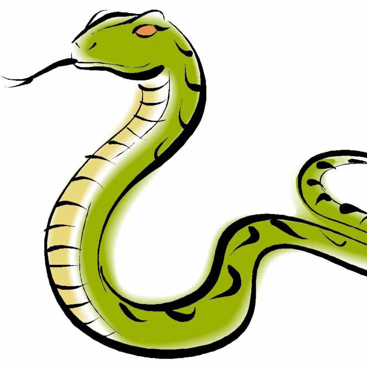 Змея для детей #24