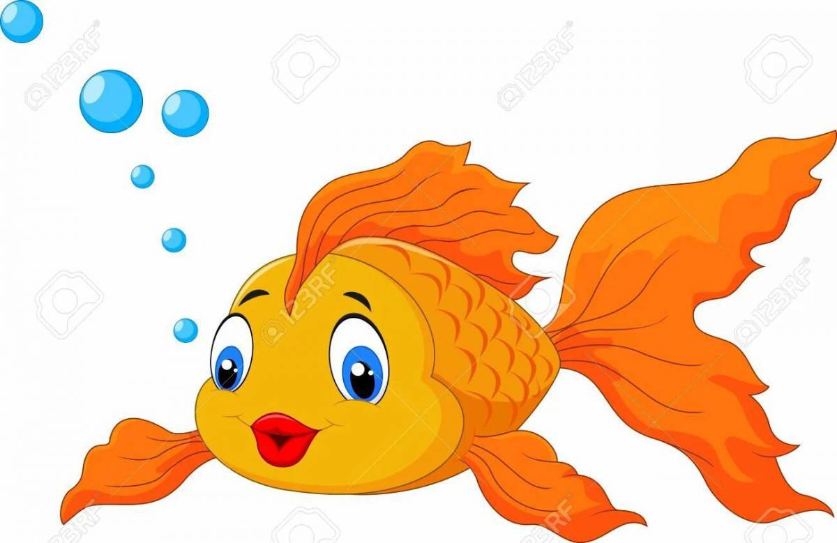 Золотая рыбка для детей #2