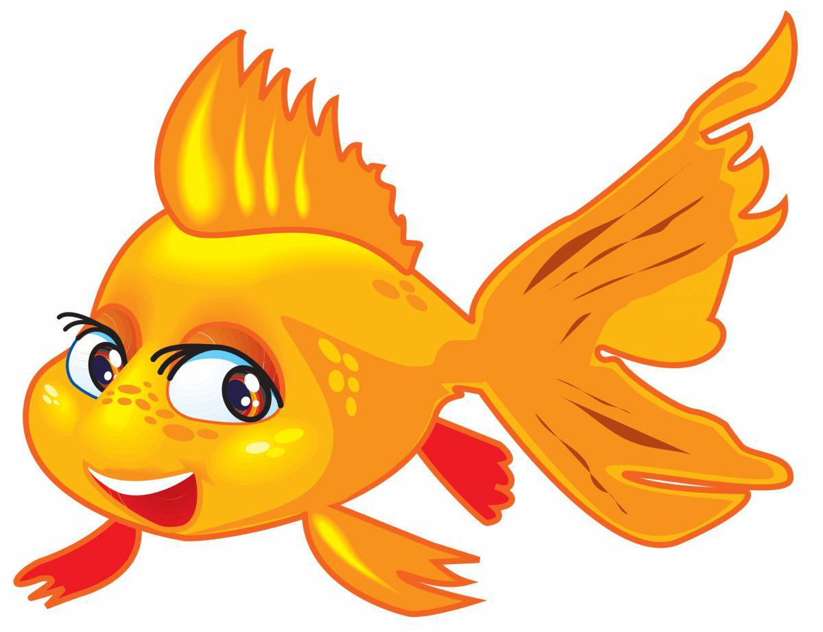 Золотая рыбка для детей #6