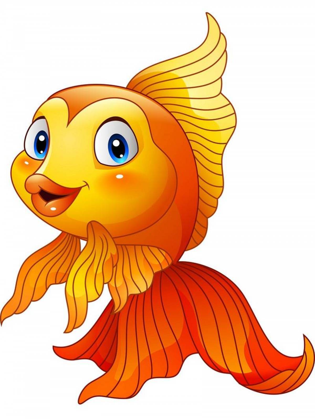 Золотая рыбка для детей #20