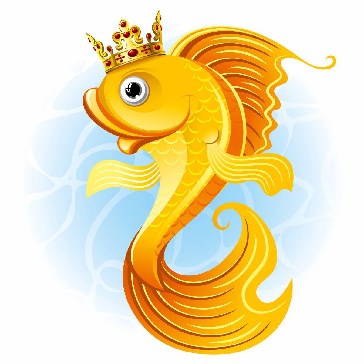 Золотая рыбка из сказки пушкина #18