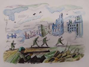 Раскраска к сталинградской битве для школьников #10 #85339
