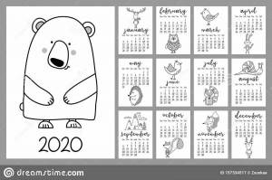 Раскраска календарь на 2023 год для детей #25 #86269