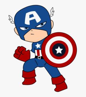 Раскраска капитан америка для детей #2 #86511