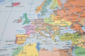 Раскраска карта европы #12 #86876