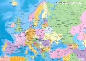 Раскраска карта европы #16 #86880