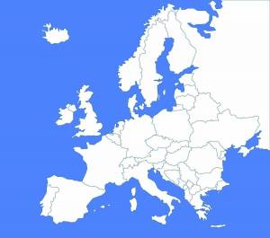 Раскраска карта европы #20 #86884