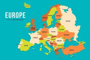 Раскраска карта европы #25 #86889