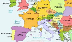 Раскраска карта европы #32 #86896