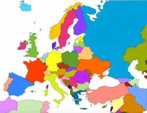 Раскраска карта европы #33 #86897