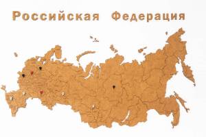 Раскраска карта россии #7 #86910