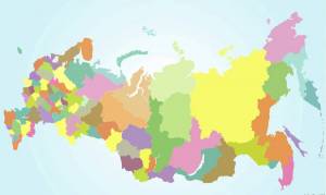 Раскраска карта россии #8 #86911